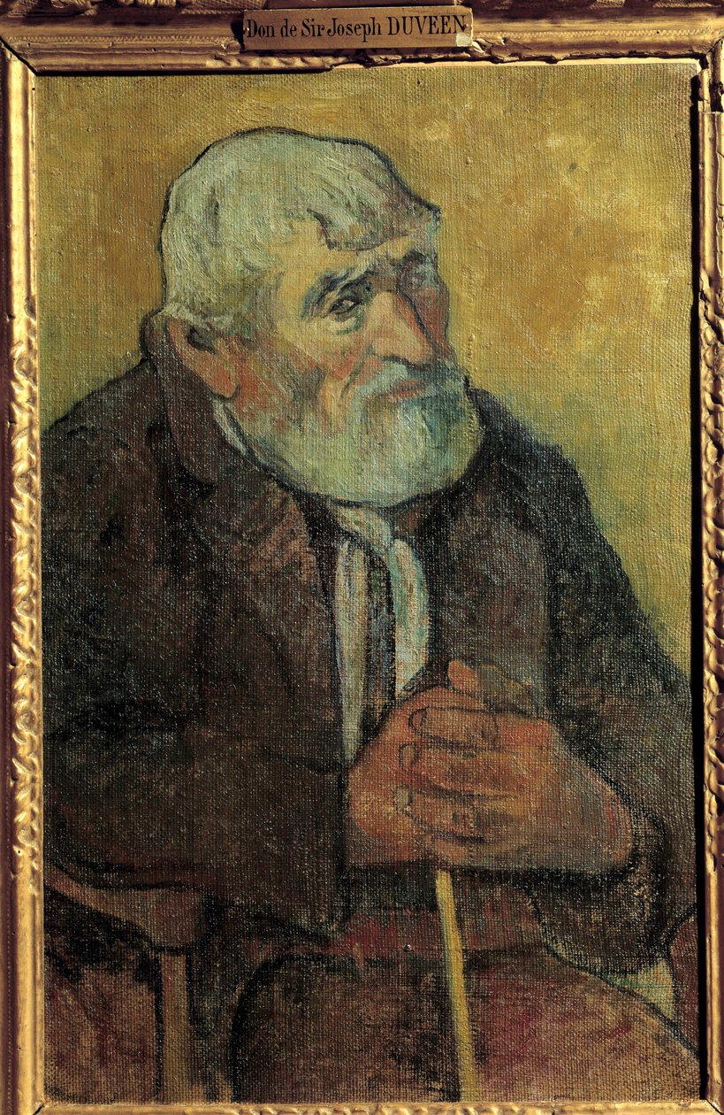 Vanha mies kepillä, Paul Gauguin (1848-1903) 1890 tekijältä Paul Gauguin