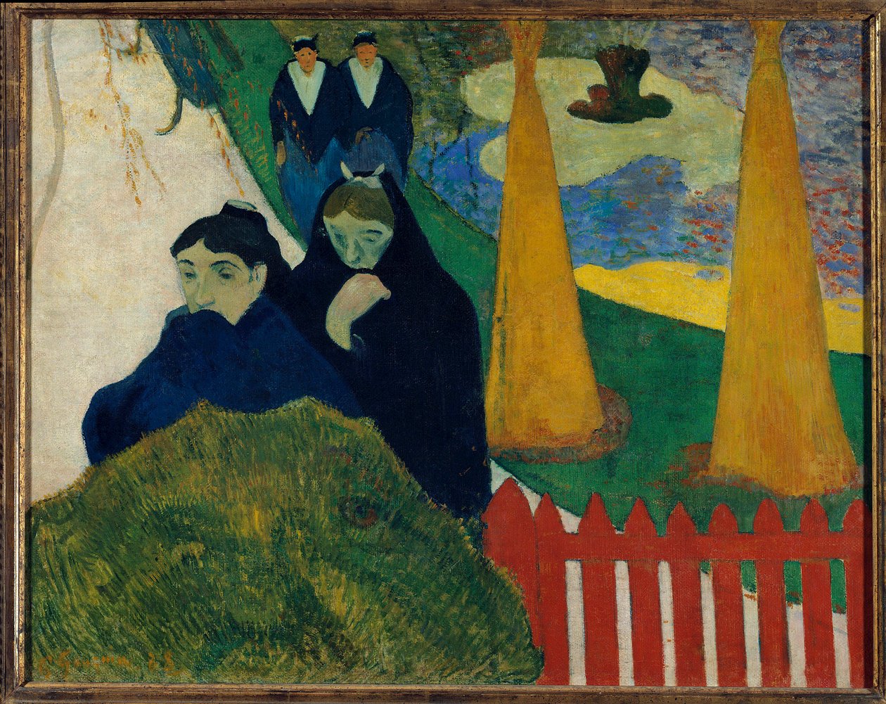 Vanhoja naisia Arlesissa tekijältä Paul Gauguin