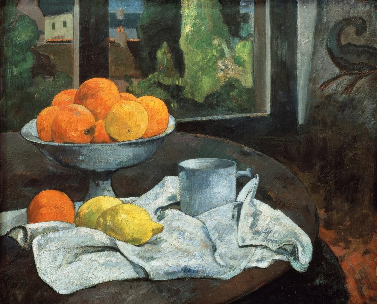 Appelsiinit ja sitruunat avec vue sur Pont–Aven tekijältä Paul Gauguin