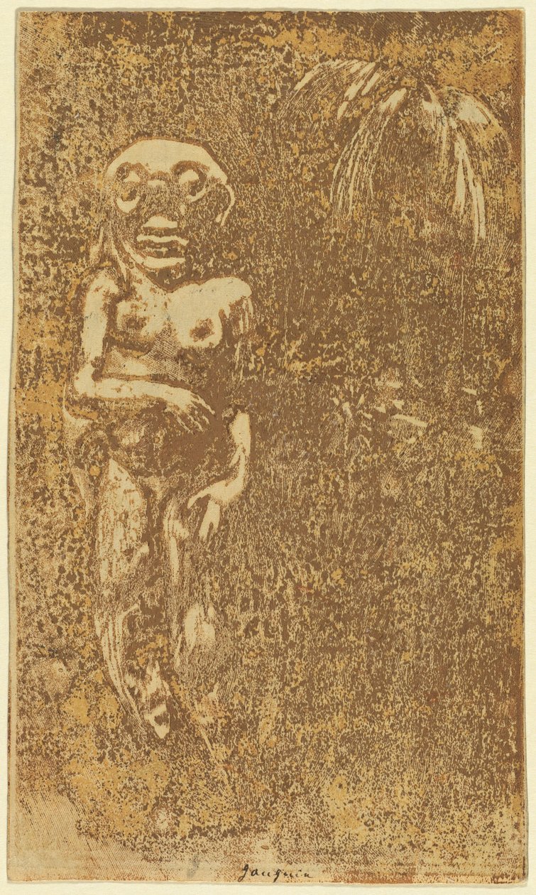 Oviri (The Savage) [suoraan] tekijältä Paul Gauguin
