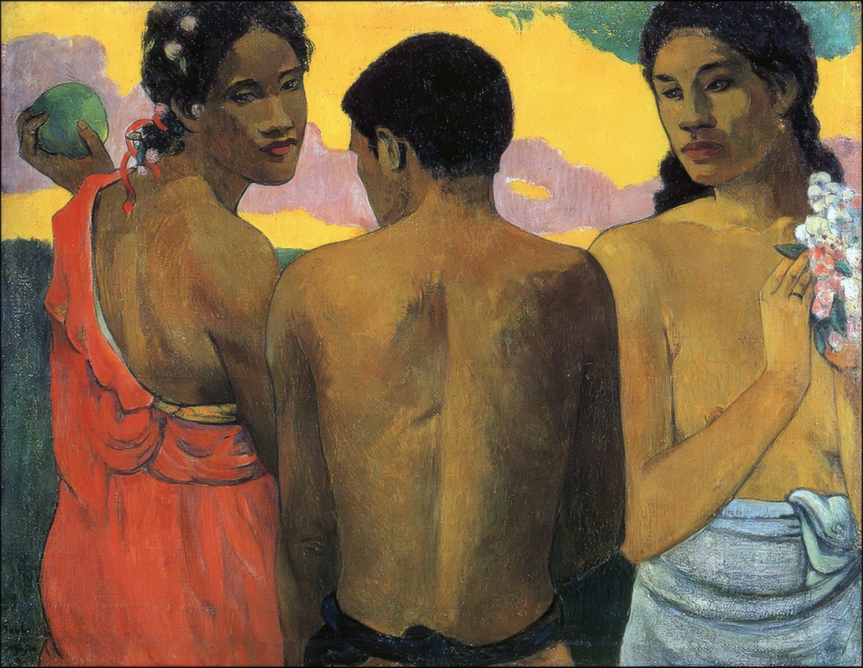 P. Gauguin, Kolme tahitilaista tekijältä Paul Gauguin