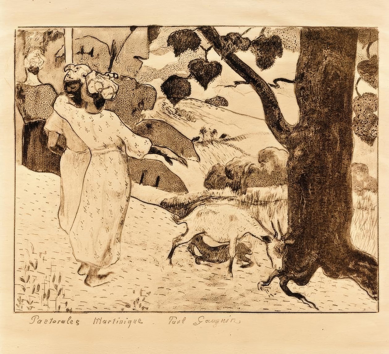 Pastorales Martinique tekijältä Paul Gauguin