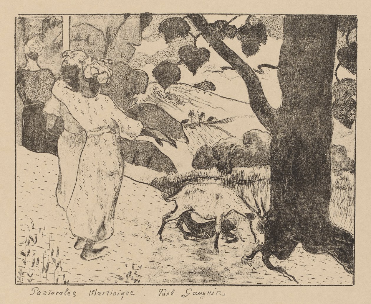 Martiniquen pastoraalit tekijältä Paul Gauguin