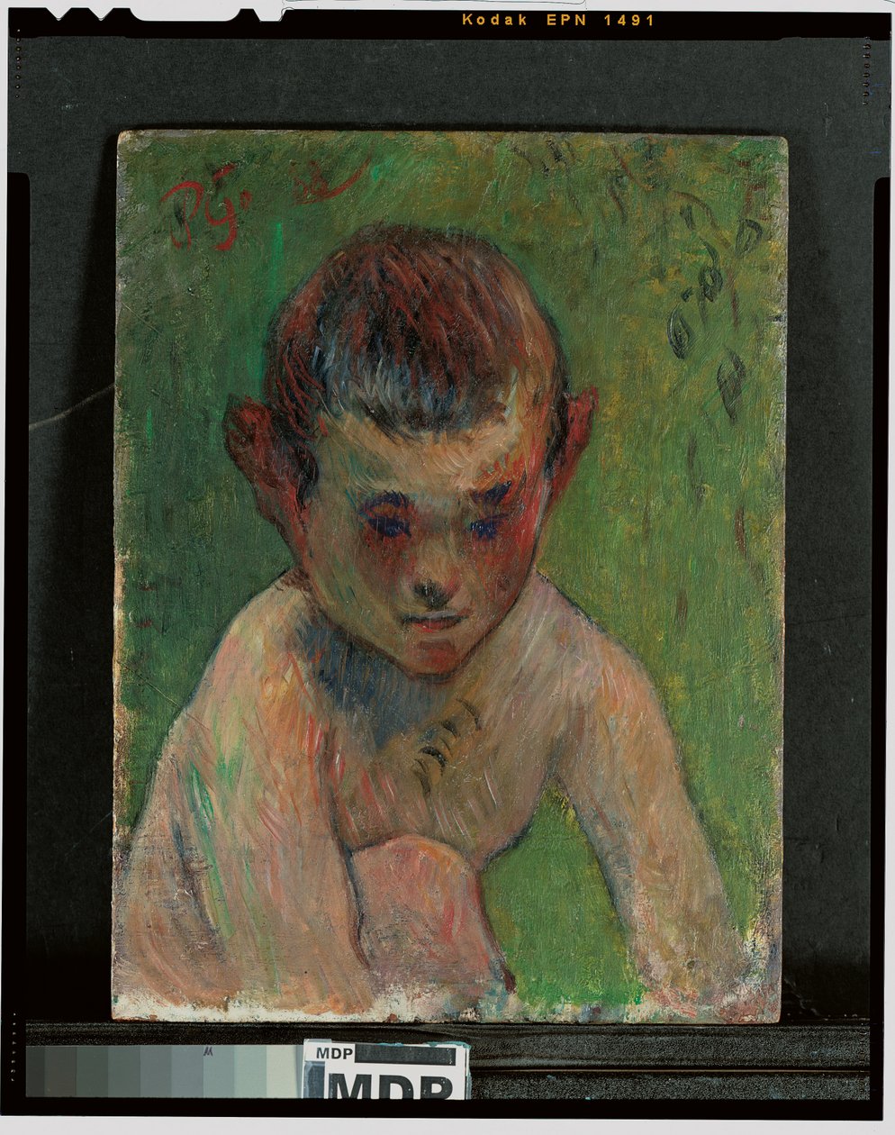 Pikku bretoni uimari, 1888 tekijältä Paul Gauguin