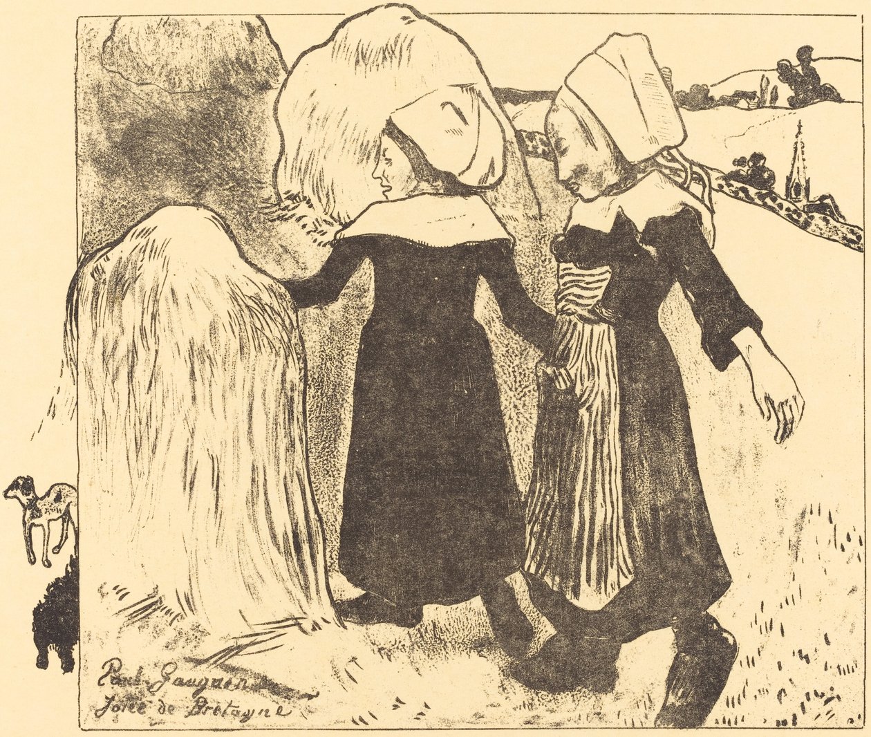 Pleasures of Bretagne (Joies de Bretagne) tekijältä Paul Gauguin