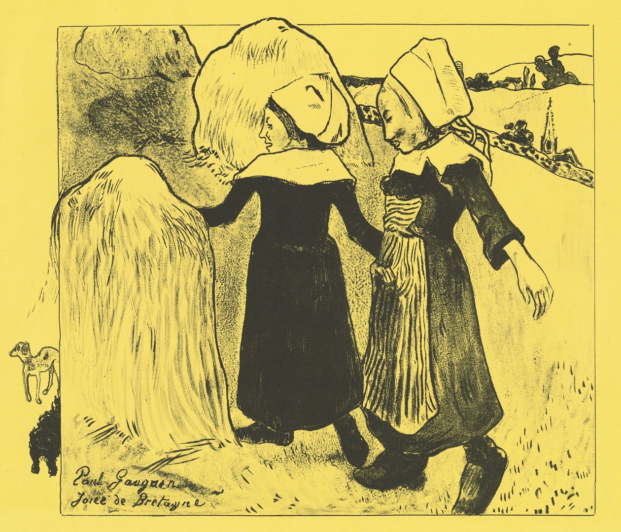 Brittany Joies de Bretagnen ilot, 1889 tekijältä Paul Gauguin