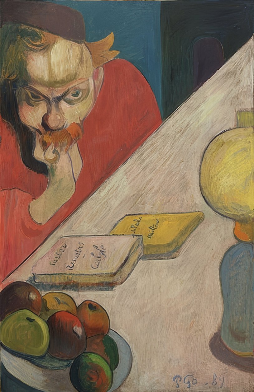 Jacob Meyer de Haanin muotokuva. 1889 tekijältä Paul Gauguin