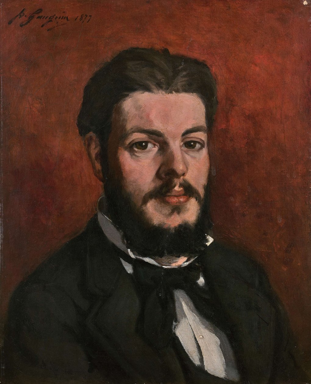 Claude Antoine Charles Favren muotokuva, 1877. tekijältä Paul Gauguin