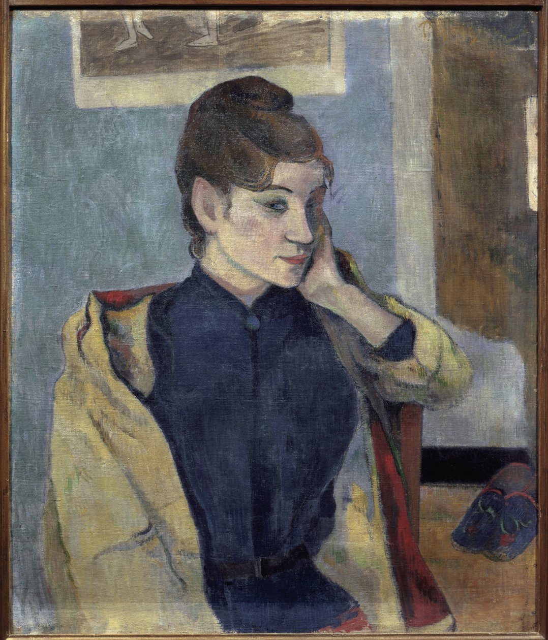 Madeleine Bernardin (1871-1895) muotokuva - Paul Gauguinin (1848-1903) maalaus, öljy kankaalle, 72x58 cm tekijältä Paul Gauguin