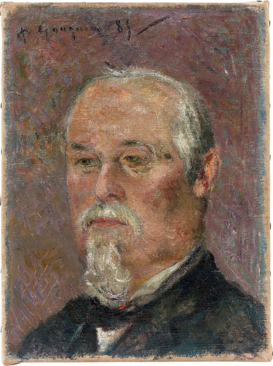 Philibert Favren muotokuva, 1885. tekijältä Paul Gauguin