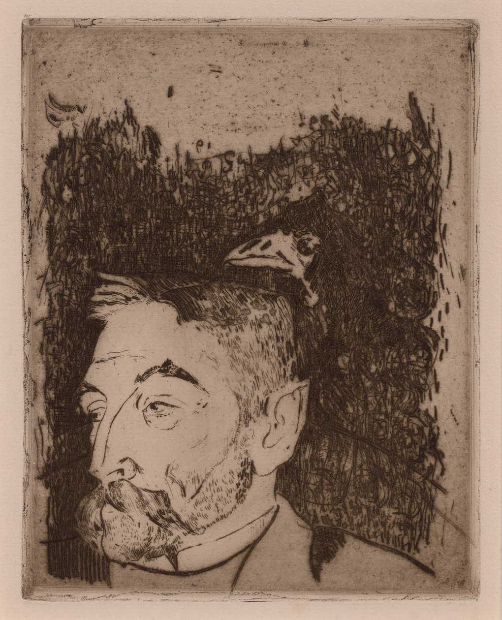Stéphane Mallarmén muotokuva tekijältä Paul Gauguin