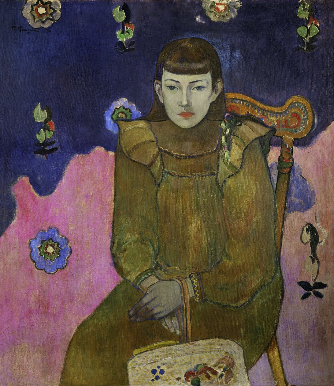 Vaite Jeanne Goupilin muotokuva, 1896 tekijältä Paul Gauguin