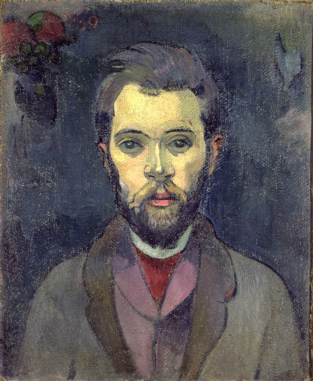 Ruotsalaisen säveltäjän William Molardin (1862-1936) muotokuva, n. 1893-94 tekijältä Paul Gauguin