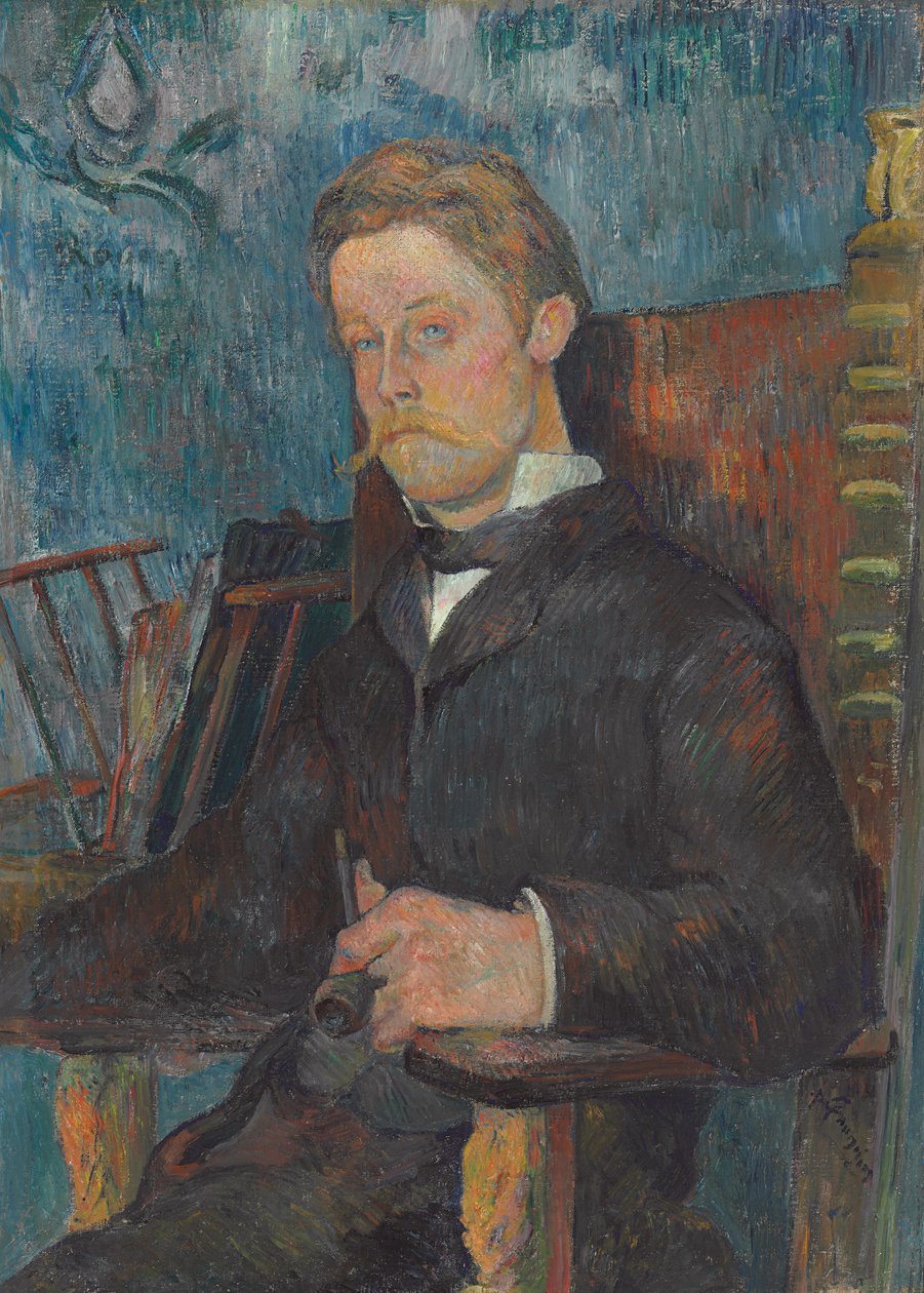 Miehen muotokuva, 1884 tekijältä Paul Gauguin