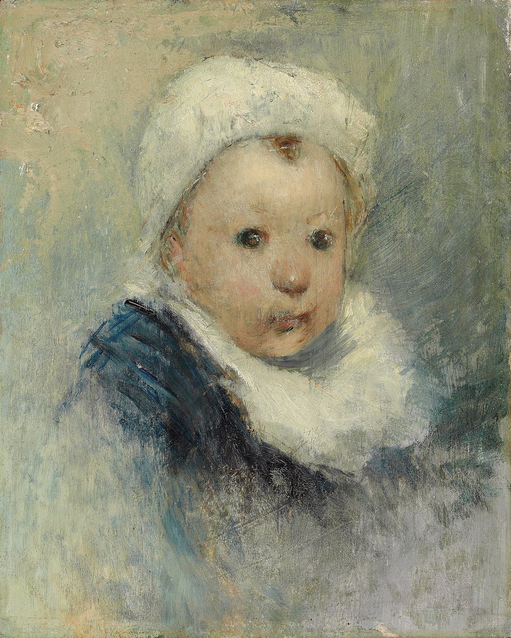 Lapsen muotokuva, mahdollisesti Aline Gauguin, n. 1878 tekijältä Paul Gauguin
