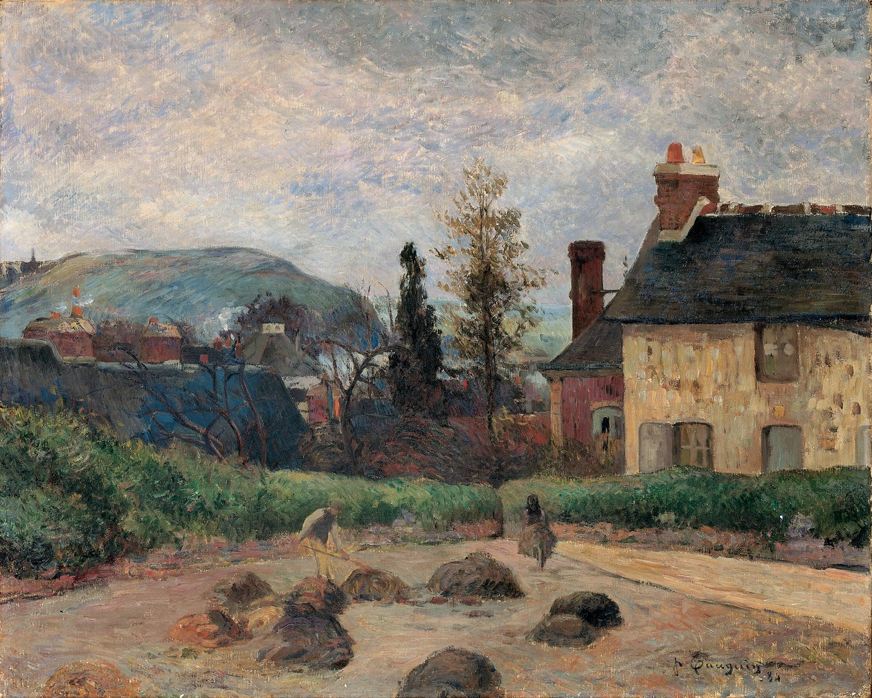 Paluu sadonkorjuulta, 1884 tekijältä Paul Gauguin