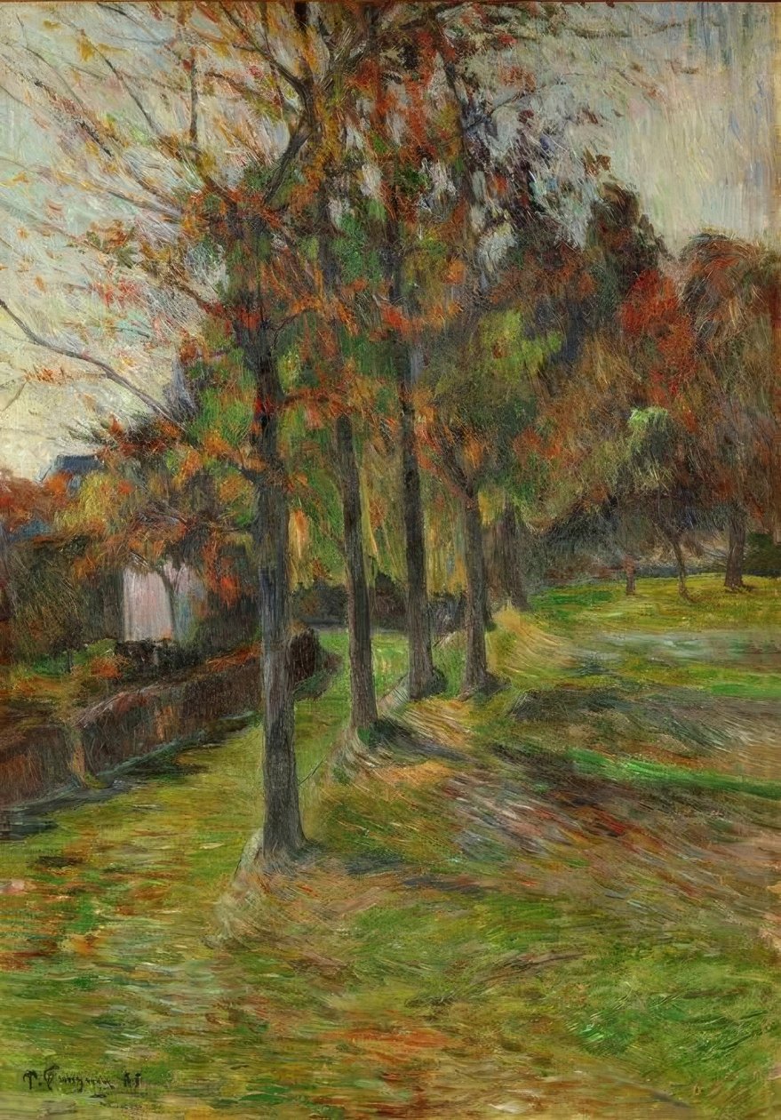 Route de Rouen II tekijältä Paul Gauguin