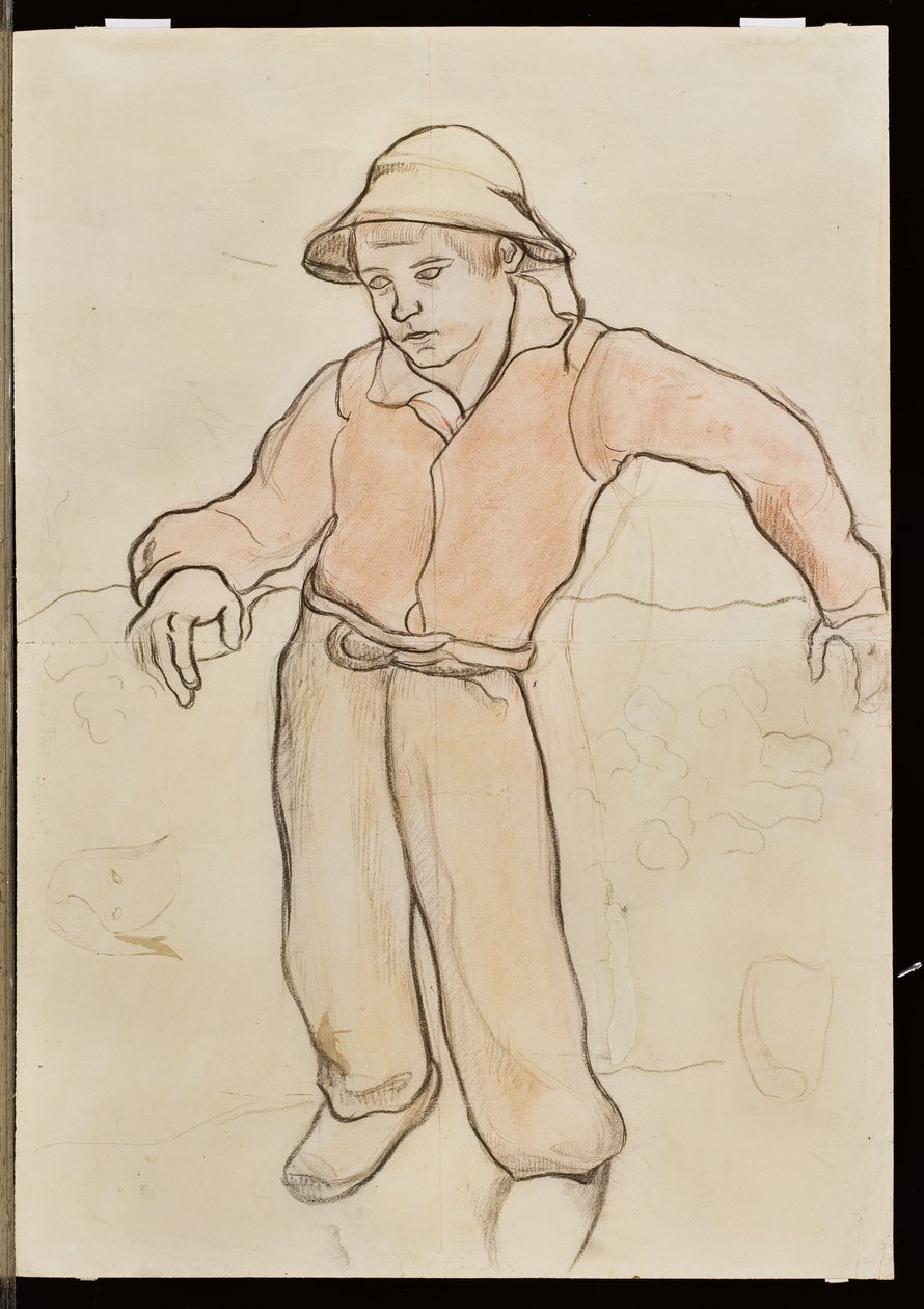 Pieni bretonilainen, 1889 tekijältä Paul Gauguin