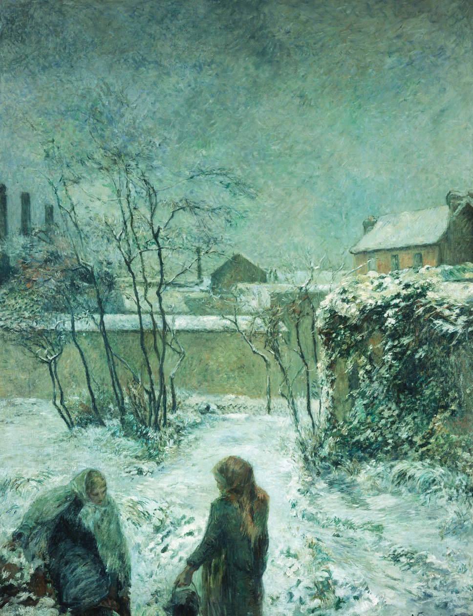 Snow, Carcel Road, 1883 tekijältä Paul Gauguin