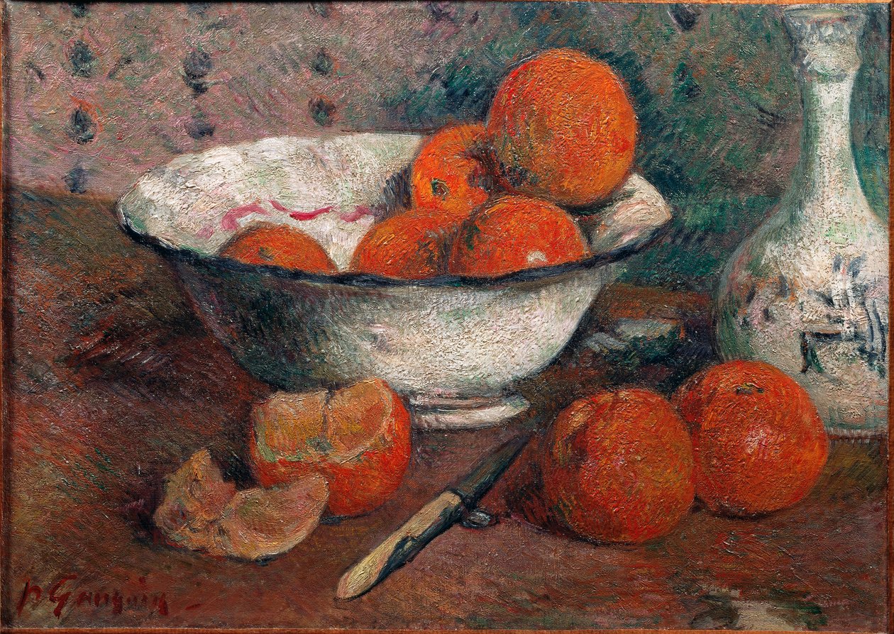 Asetelma appelsiinien kanssa tekijältä Paul Gauguin