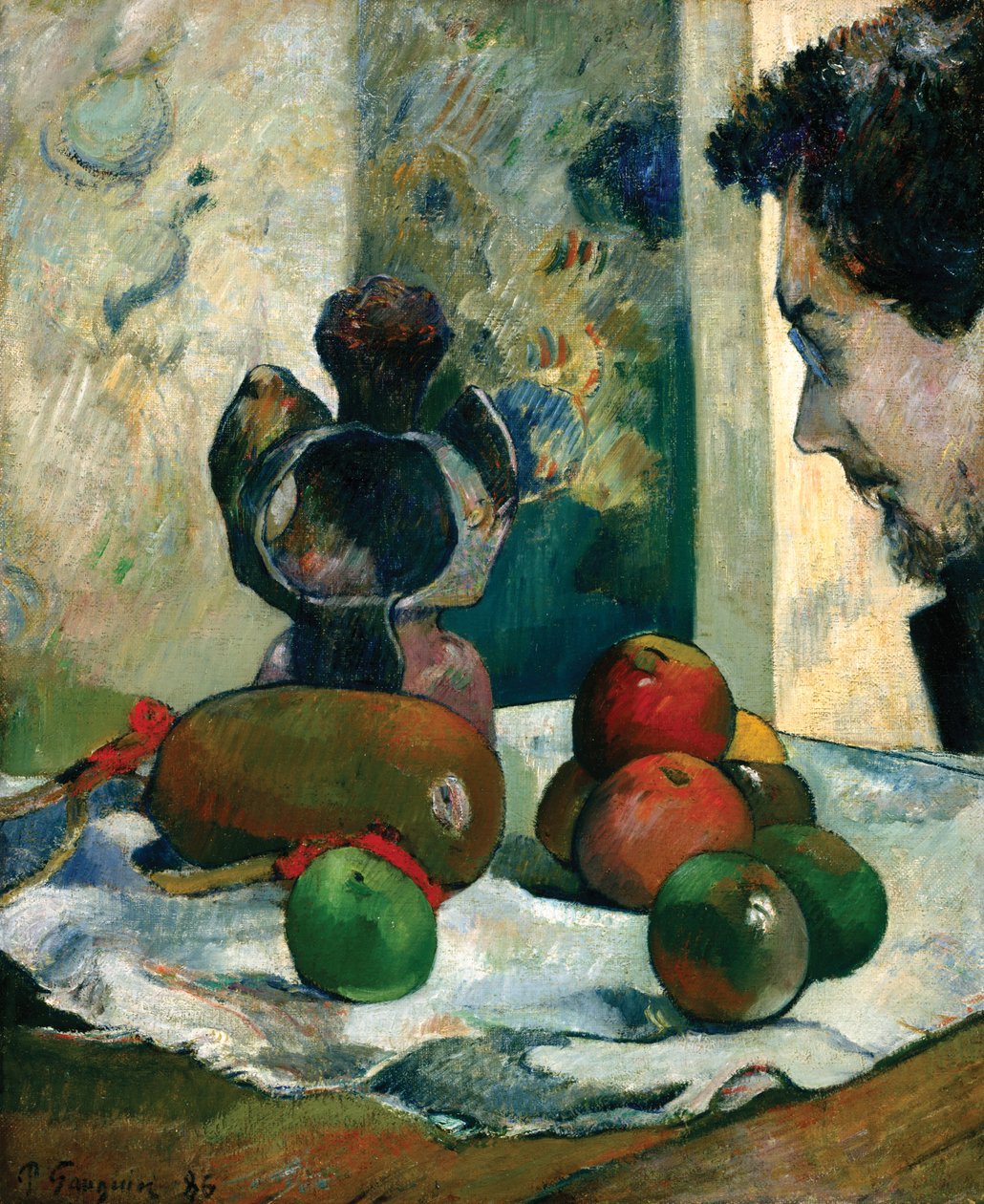 Asetelma, jossa on Lavalin profiili tekijältä Paul Gauguin