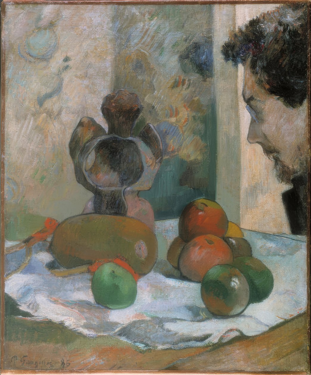 Asetelma Lavalin profiilin kanssa tekijältä Paul Gauguin