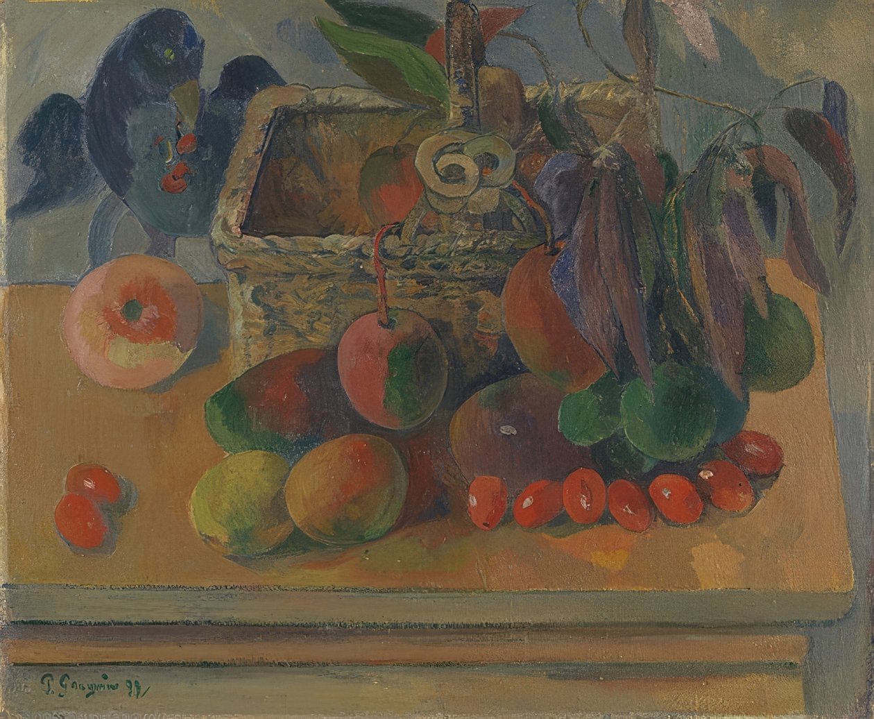 Asetelma. 1899 tekijältä Paul Gauguin