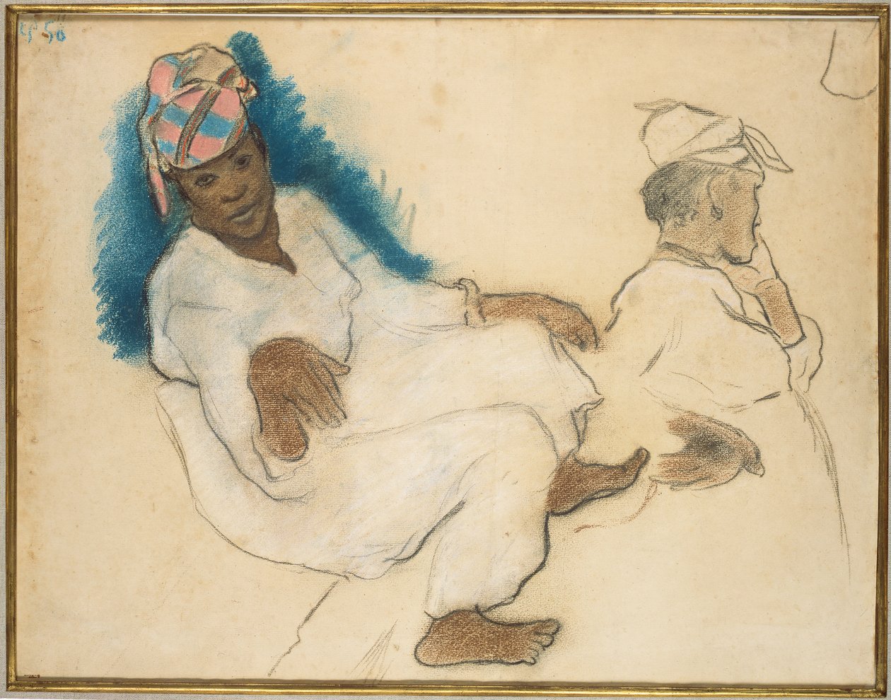 Tutkimus Martiniquen naisista, n. 1887 tekijältä Paul Gauguin