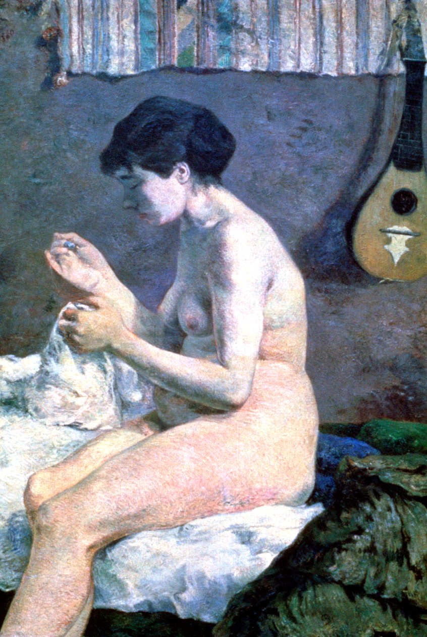 Tutkimus alastonkuvasta, 1880 tekijältä Paul Gauguin