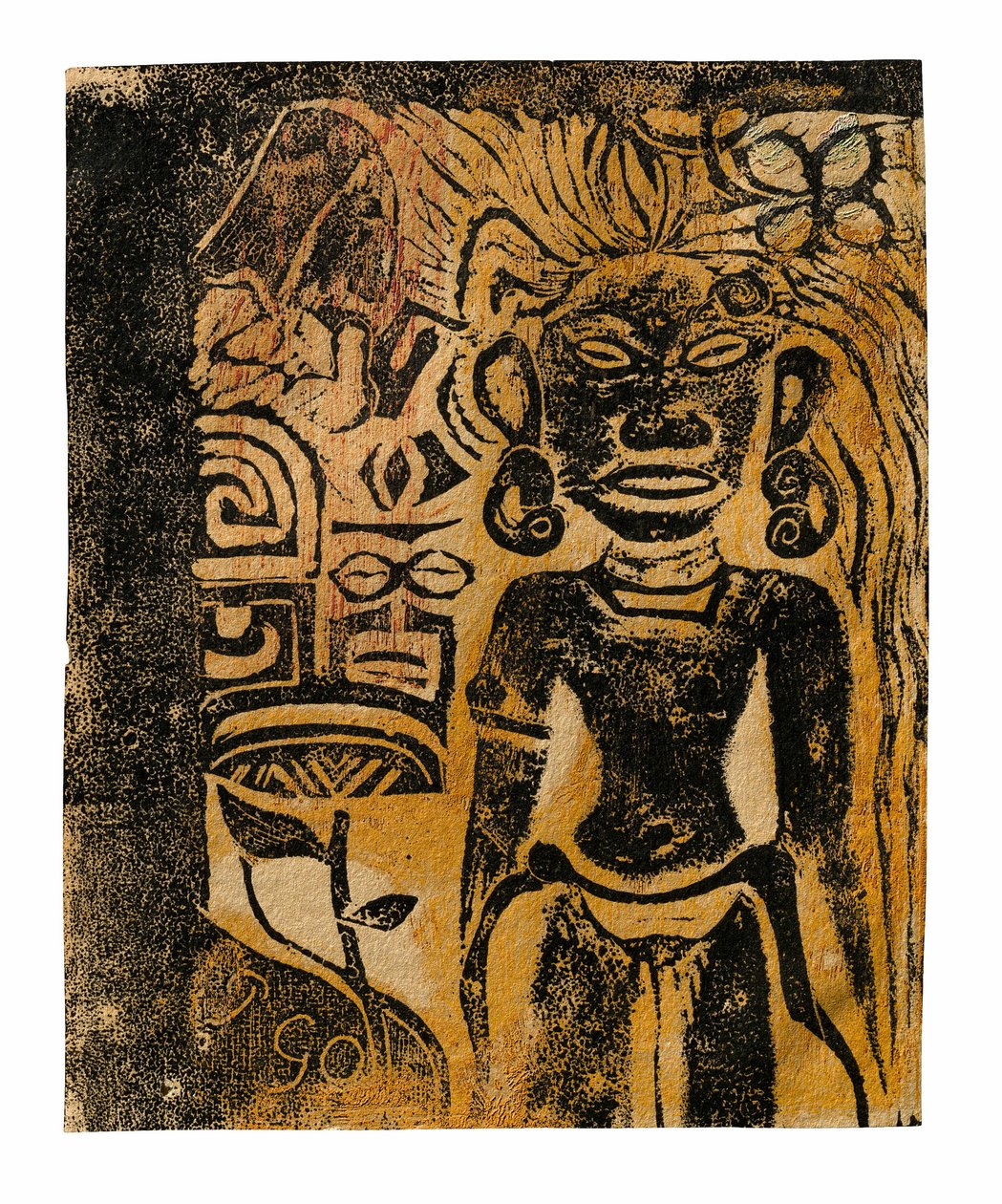 Tahitian Idol - jumalatar Hina tekijältä Paul Gauguin