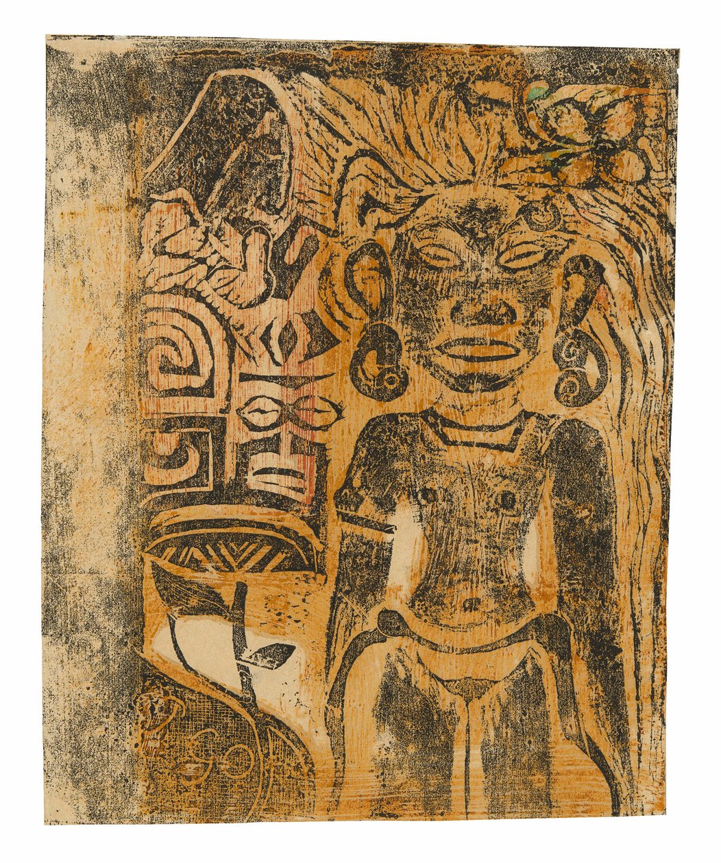 Tahitian Idol - jumalatar Hina tekijältä Paul Gauguin