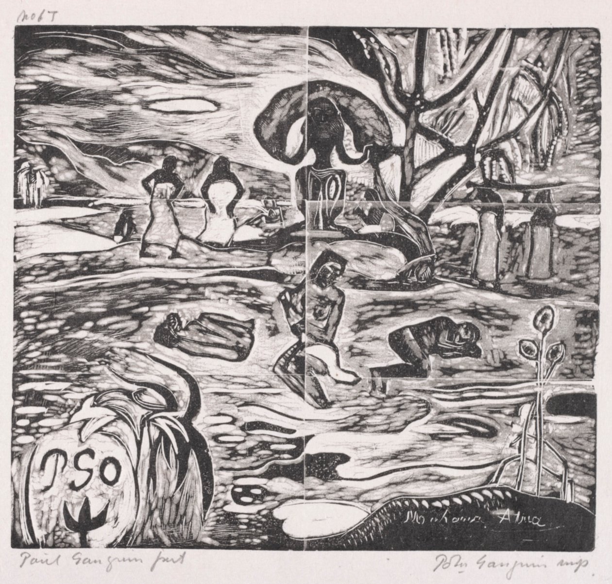 Tahitian-sarja: Uhrit Jumalalle. tekijältä Paul Gauguin