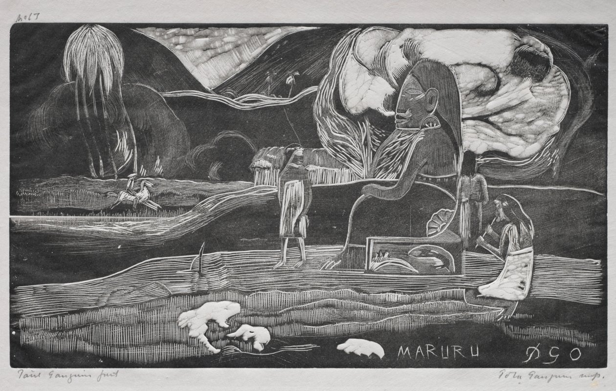 Tahitian-sarja: Jumalanpalvelus tekijältä Paul Gauguin