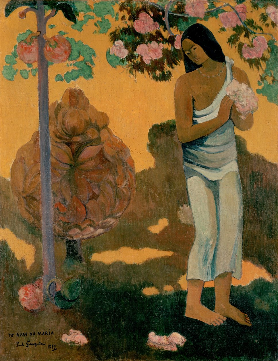 Tahitilainen:  Marian kuukausi: Te avae no Maria tekijältä Paul Gauguin