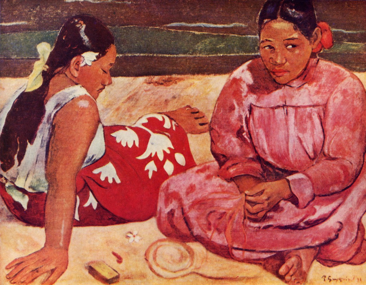 Tahitin naiset, 1936 tekijältä Paul Gauguin