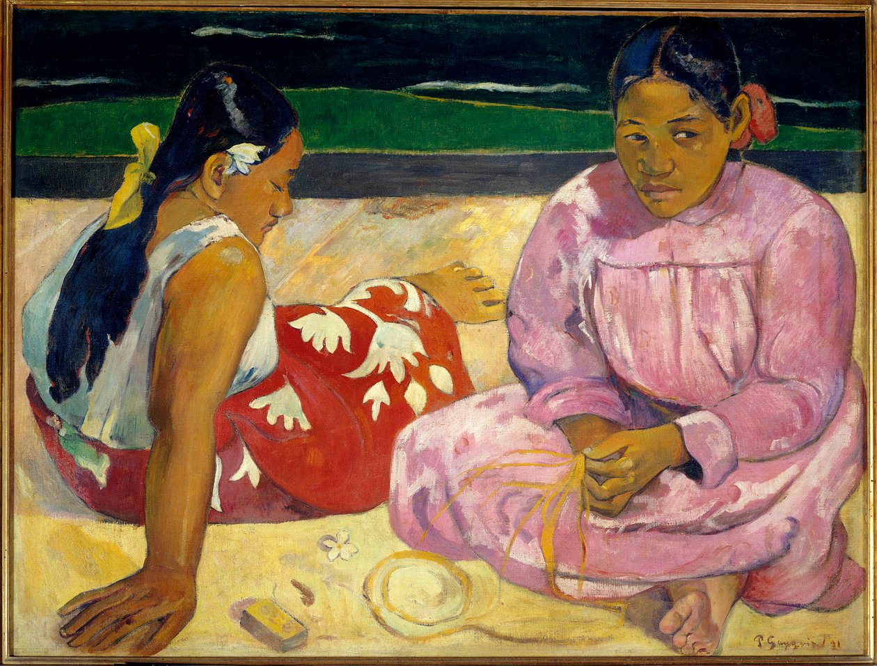 Tahitilaiset naiset tai Rannalla tekijältä Paul Gauguin