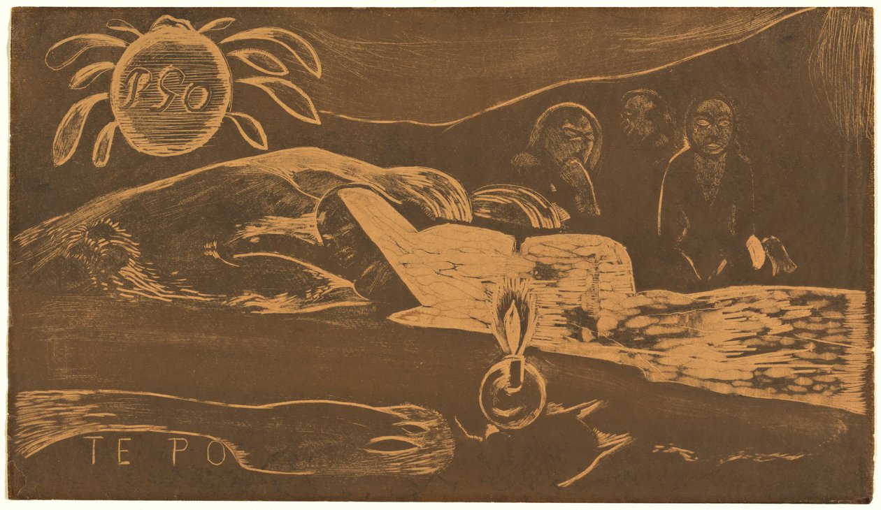 Te Po (Die lange Nacht) tekijältä Paul Gauguin