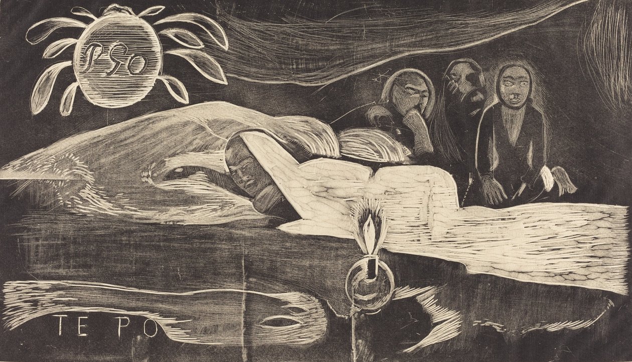 Te Po Pitkä yö, 18941895. tekijältä Paul Gauguin