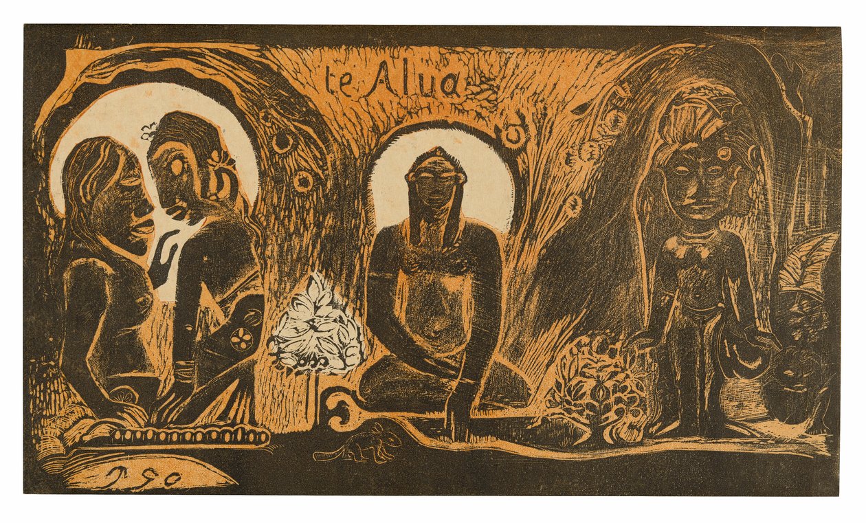 Te atua (Jumala), Noa Noa -sarjasta tekijältä Paul Gauguin