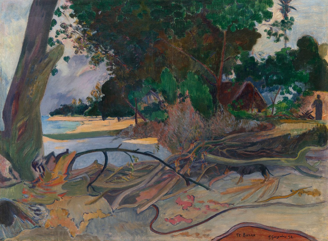 Te burao (hibiscus-puu) tekijältä Paul Gauguin