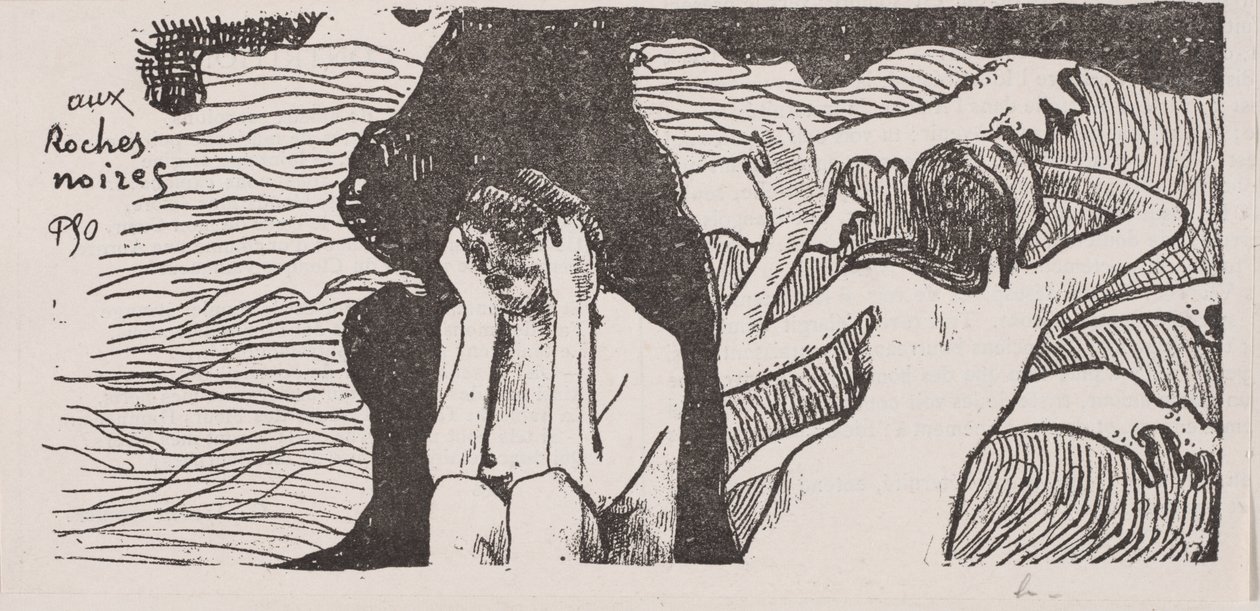 Mustat kalliot tekijältä Paul Gauguin