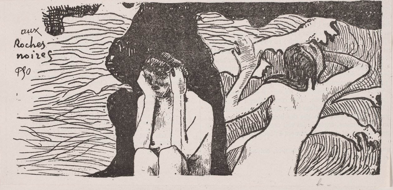 Mustat kalliot. tekijältä Paul Gauguin