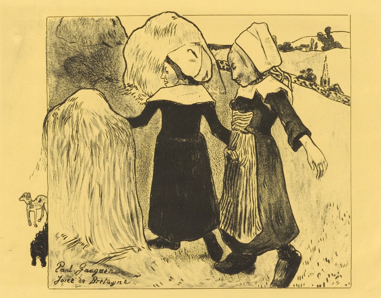 Bretagnen ilot tekijältä Paul Gauguin