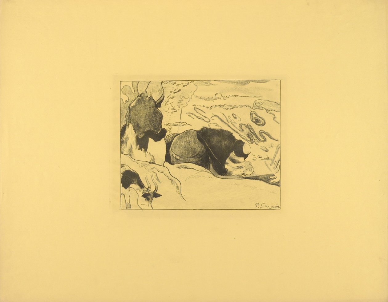Pesumiehet tekijältä Paul Gauguin