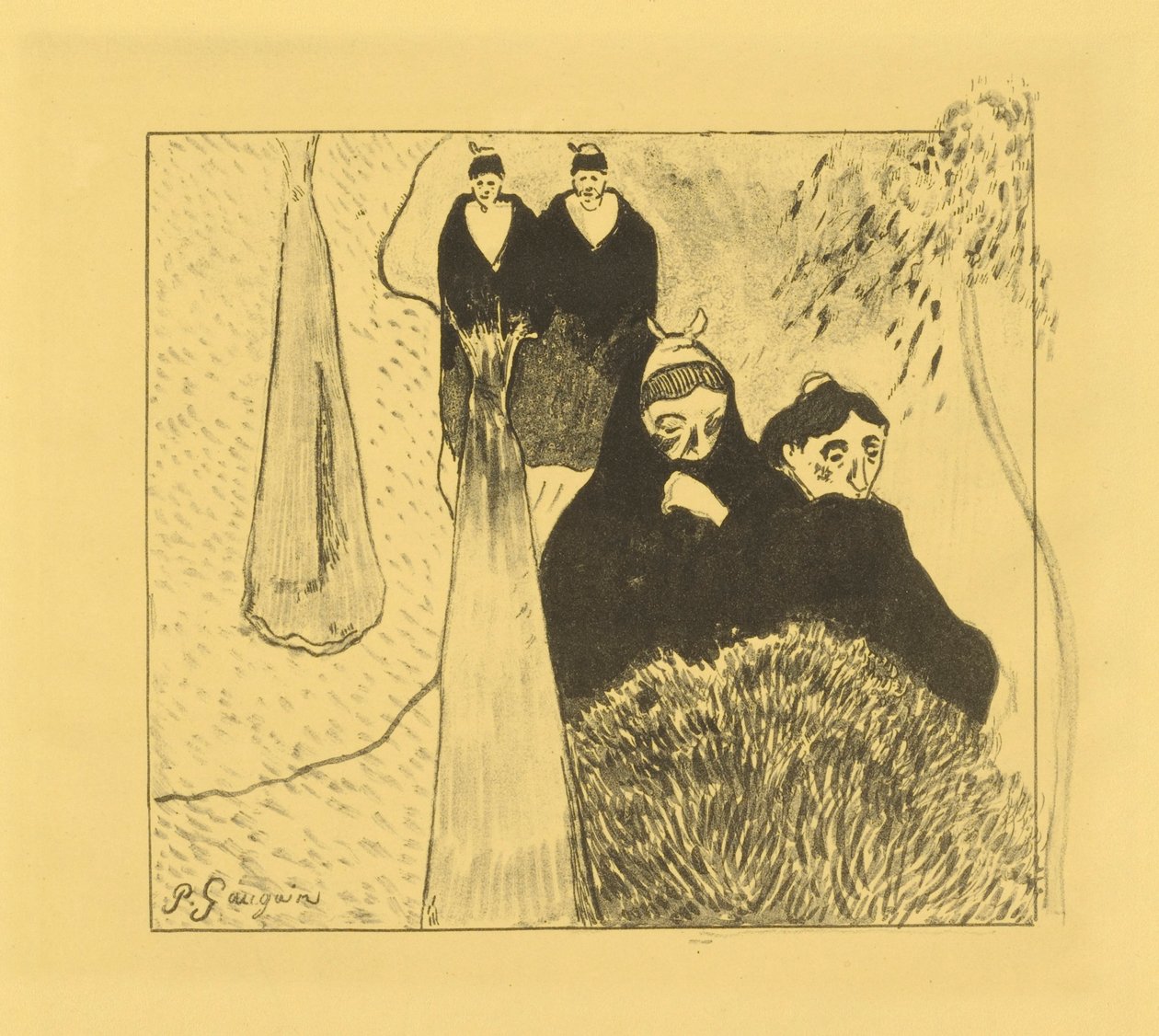 Arlesin vanhat naiset tekijältä Paul Gauguin