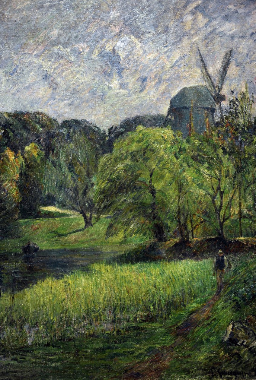 Kuningattaren mylly, Østervold Park, 1885 tekijältä Paul Gauguin