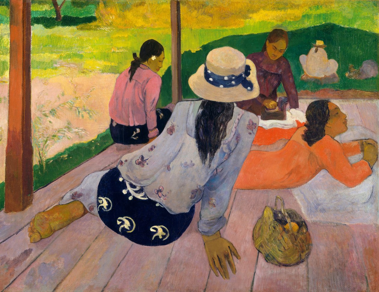 Siesta, noin 1892-94 tekijältä Paul Gauguin