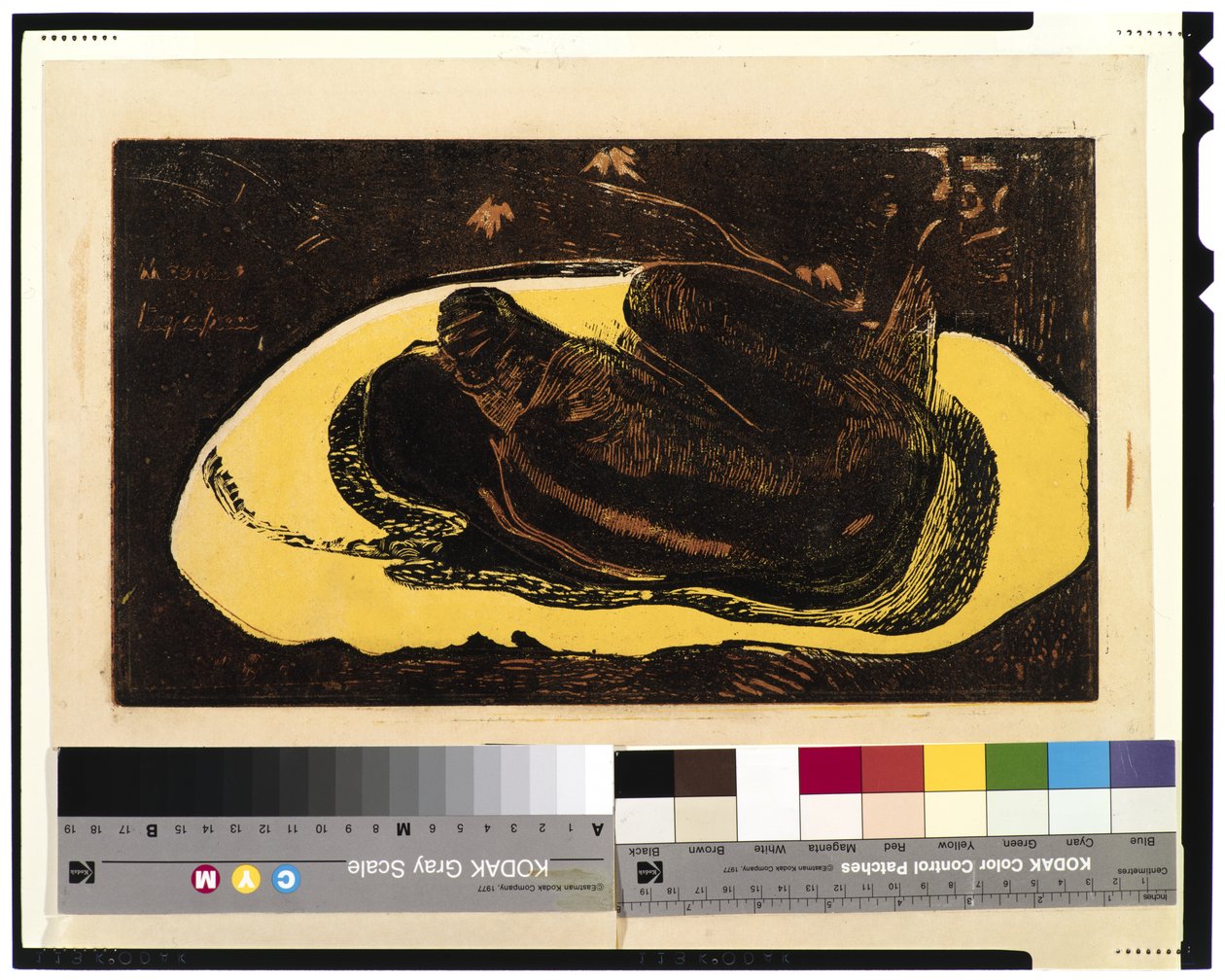 Aave vartioi häntä, 1893-94 tekijältä Paul Gauguin