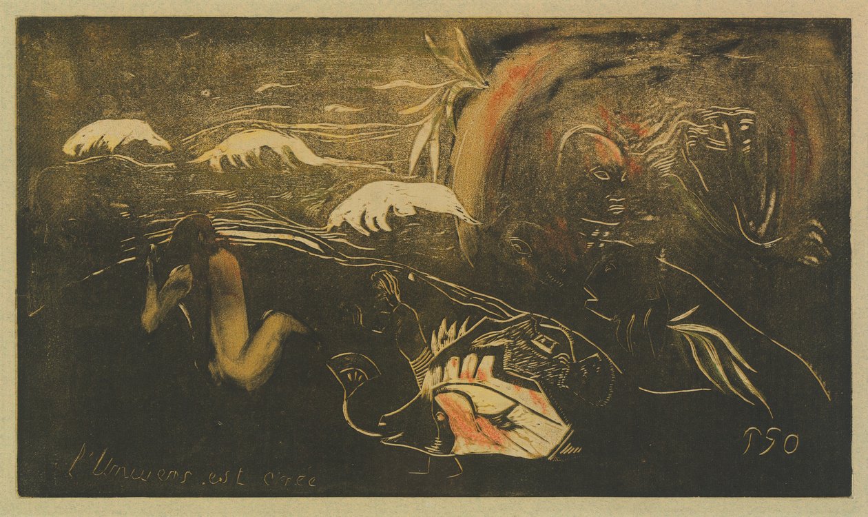 Universumi on luotu tekijältä Paul Gauguin