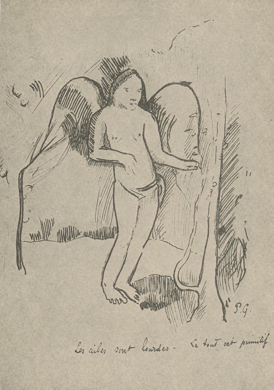 The Wings are Heavy, 1936 tekijältä Paul Gauguin